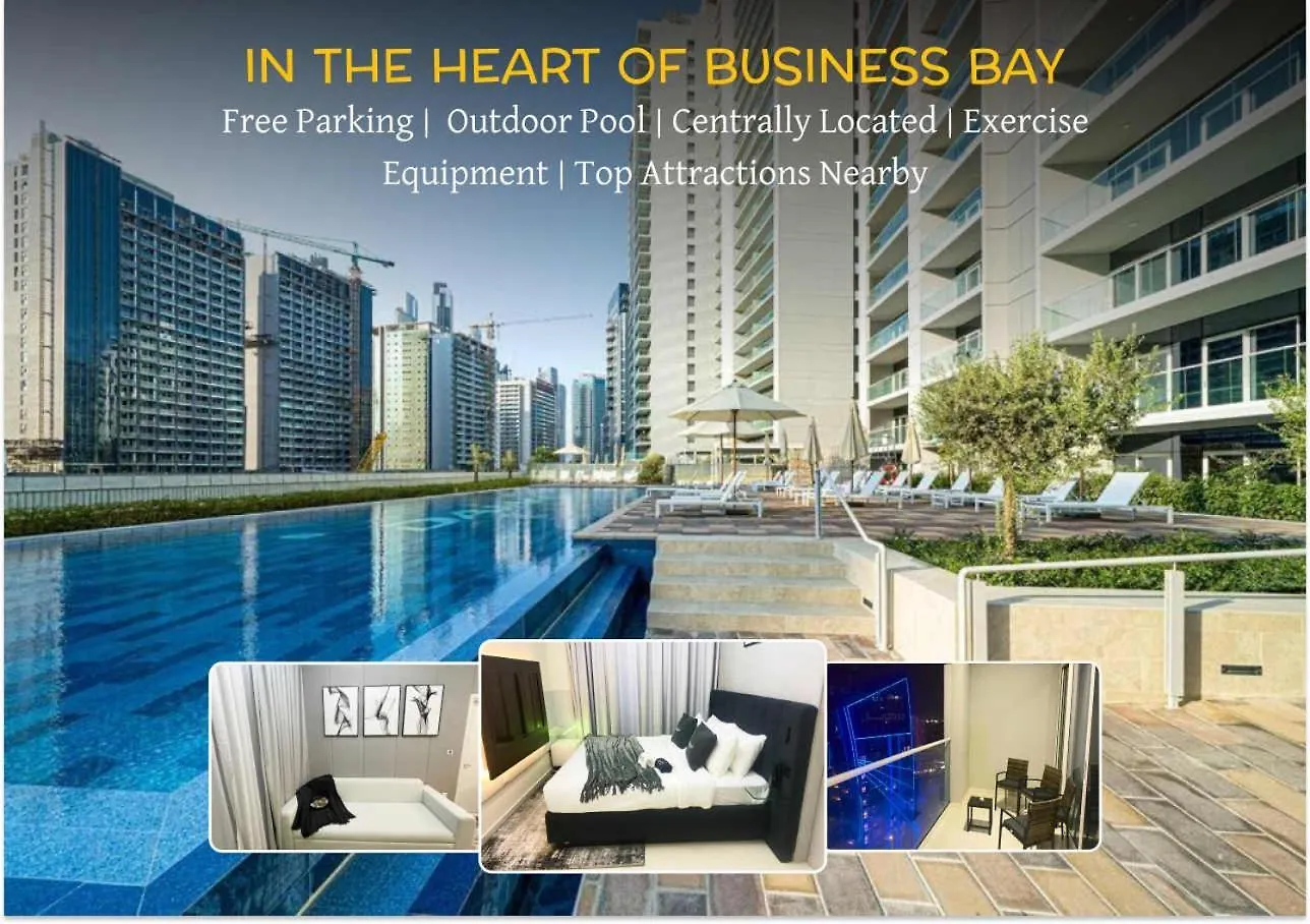 Luxury 2Bd Apt With Pool Gym & Burj Khalifa Views Dubai 0*,
