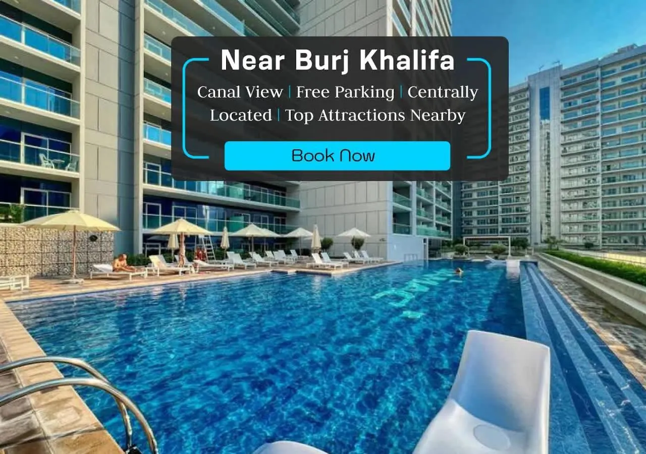 Luxury 2Bd Apt With Pool Gym & Burj Khalifa Views Dubai